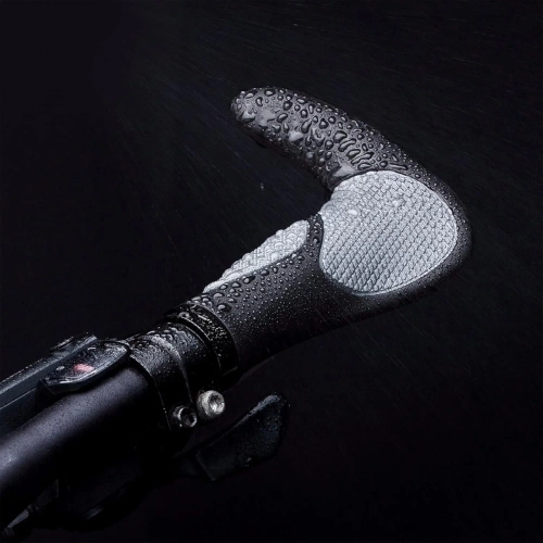 Ergonomic bicycle grips with horns | Anti-slip handlebar grips | MTB, trekking | BHD-233-G