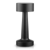 HJA10-NERO | Lampada da tavolo senza fili | Lampada da notte sensibile al tocco con colore della luce regolabile | Luce USB