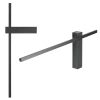 Luminária de parede moderna 60 cm 10W | Luminária de parede preta | Lâmpada LED com temperatura de cor de 4000K | YG-W003