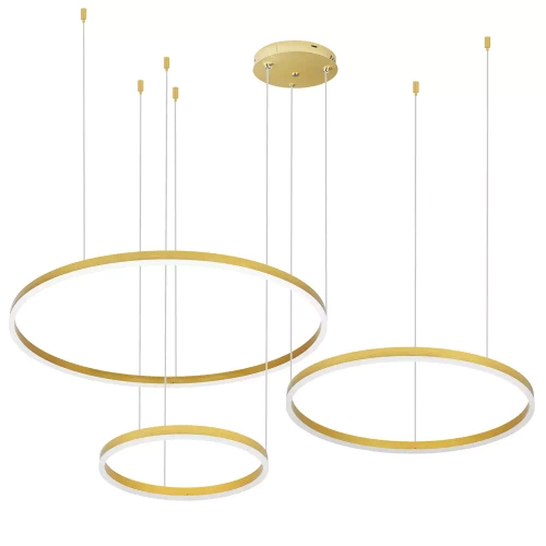 LED-Pendelleuchte | mehrteilig, modern, 69 W | gold | RLK-C03-69W-G