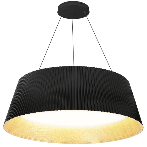 CDL-461-PRETO | Candeeiro suspenso LED moderno | Lustre com 1 ponto de luz