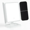 Folding makeup mirror with LED lighting and 2X 3X magnification | white | XR-3300-WHITE