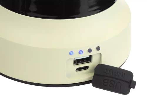 MY-880 | Lampada da campeggio a LED in stile retrò con funzione powerbank | Regolazione uniforme della luminosità e del colore | 3000 mAh, 20-260 lm, 5-120 ore, IPX6 | Bianco