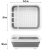 XEP-364-GRAY | Dish dryer | Foldable camping drainer  