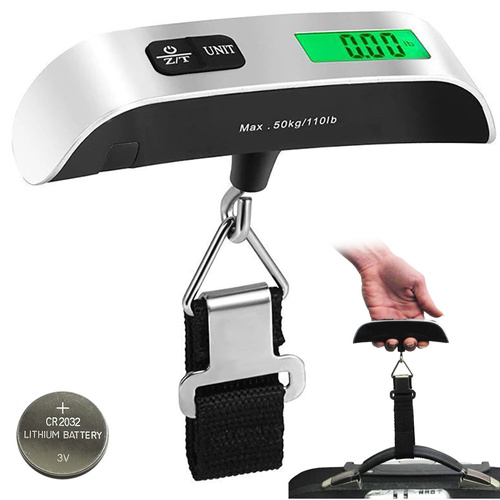 OCS-13 | Elektronická váha na batožinu | teplomer | do 50 kg ± 10 g