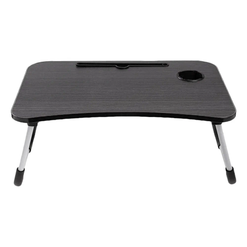 LFD-6040-NOIR | Tapis pour ordinateur portable | Table de petit-déjeuner pliante | Support de lit