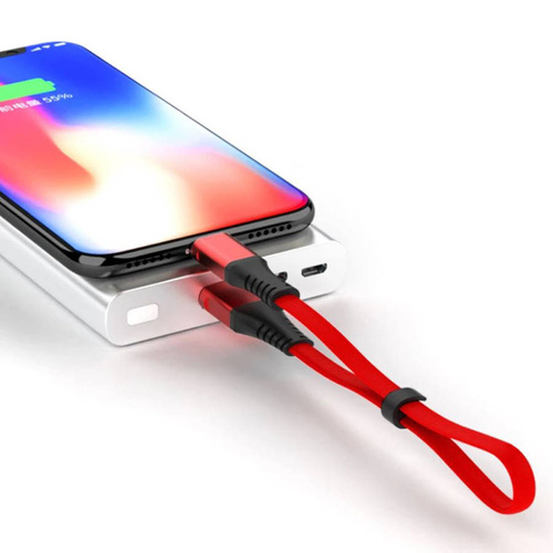 UC-020-MICRO | Cablu USB scurt - Micro USB Quick Charge 3.0 | 30 cm | Transfer de date, Android Auto