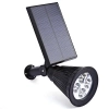 YNG-4LED | Lampa solara de gradina incastrata cu LED | alb, culoare lumină caldă | reflector SPOT | 250lm, 2200mAh, 4 LED-uri