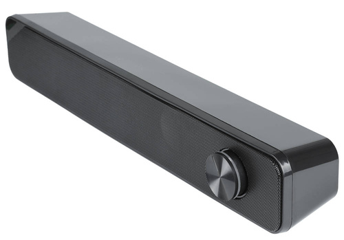 S4 | Soundbar per computer 2.0 con retroilluminazione LED RGB | 6W RMS 20Hz-20kHz 4ohm