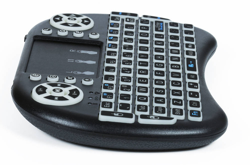 i8 | Teclado inalámbrico retroiluminado con panel táctil