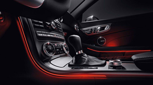 El Wire Set Red 4M - Luce ambientale EL Wire in fibra ottica con inverter 12V separato