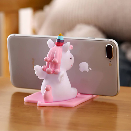 PSI-TS008 | Support universel pour téléphone ou tablette en forme de licorne | 3 couleurs