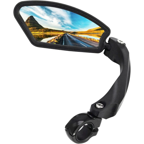 Fahrradspiegel für den Lenker | Linker Rückspiegel für Roller | Schwenkspiegel |HSJ-210