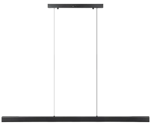 SX41-120CM-48W-BK | Moderní obdélníkové závěsné svítidlo | dálkové ovládání | LED | Černá