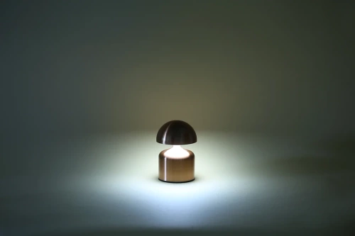 HJA41-GOLD | Houbová LED stolní lampa | Bezdrátová lampa pro hotel, restauraci | Noční dotyková lampa