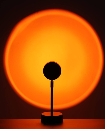 RB-01-SunsetRED | LED projection lamp with sunset effect