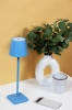 HJA28-AZUL-1 | Candeeiro de mesa com bateria incorporada | Lâmpada noturna sensível ao toque