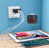CA-006 | 3x USB rychlonabíječka s LED displejem | Rychlé nabíjení 3.0 rychlé nabíjení