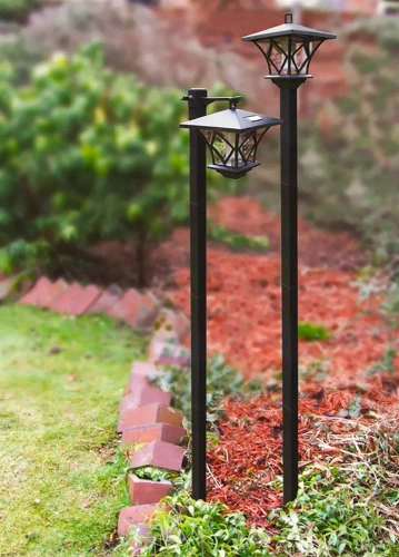 Lampă solară - stâlp de grădină TYD-H1.5M | Lanternă de grădină, stâlp, lampă solară | 150 cm, 600 mAh