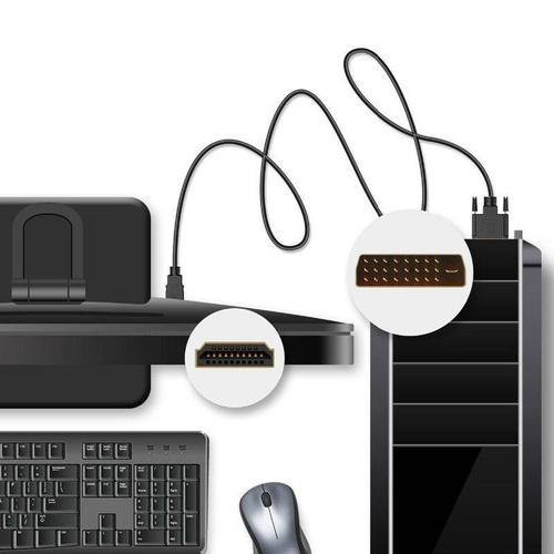 HD-2-2M-Negro | Cable HDMI-DVI | HDMI 2.0 | 4K | 3D