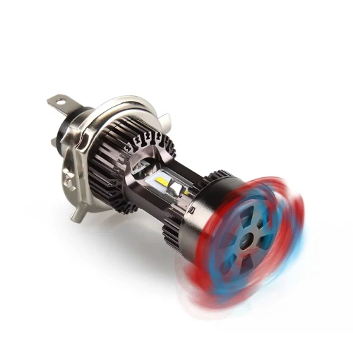 Motorcykel pære LED H4 | 3.200 lm | 6.000 K | kraftigt nær- og fjernlys 30 W | M8B-H4