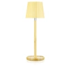 Lampe de table LED en bambou avec réglage tactile des couleurs | Veilleuse sans fil avec batterie intégrée de 1500 mAh, USB-C | YG-VM41D