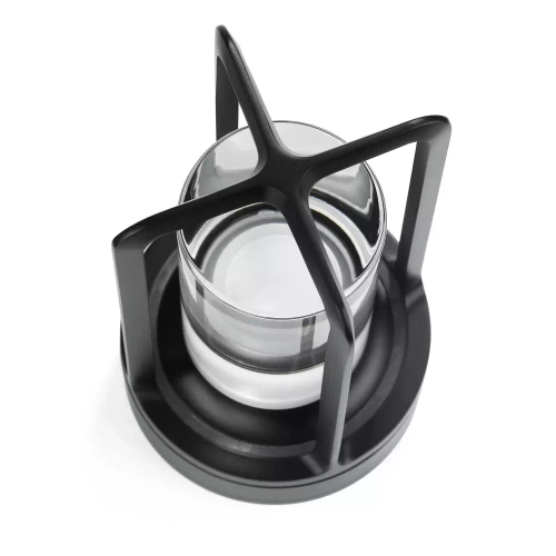 HJA27 | Lámpara de mesa LED para camping con batería integrada de 2000mAh y panel táctil | 3 colores de iluminación, regulables | Negro