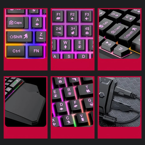 T19 | One-handed gaming keyboard with LED backlight