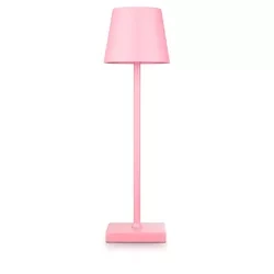 HJA28-ROSA-1 | Candeeiro de mesa com bateria incorporada | Lâmpada noturna sensível ao toque