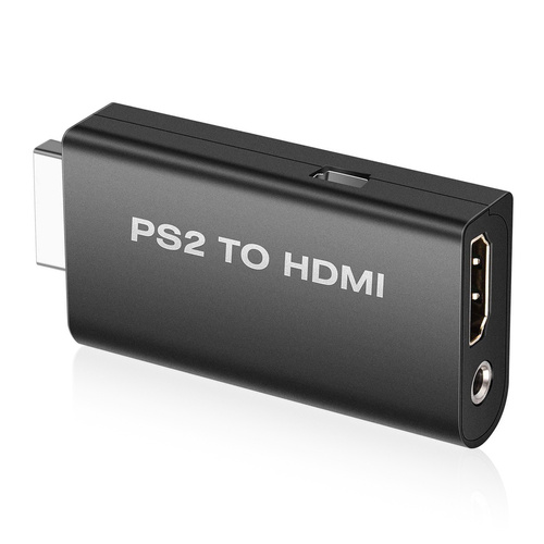 HY-31 | Sony Playstation 2 zu HDMI Adapter Konverter | PS2 auf HDMI Konverter mit 3,5 mm Kopfhörer Audio Buchse