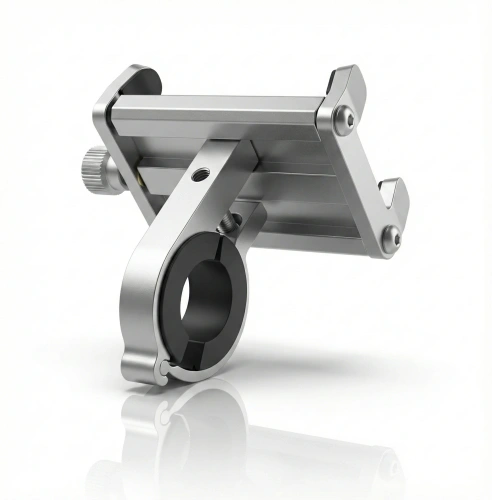 Bicycle phone holder | aluminium handlebar mount | universal smartphone clamp | stable bike phone mount | CNCD-673