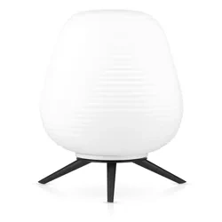 CSD-C2027-W | Lámpara de mesa con pantalla opal | Lámpara de noche de cristal