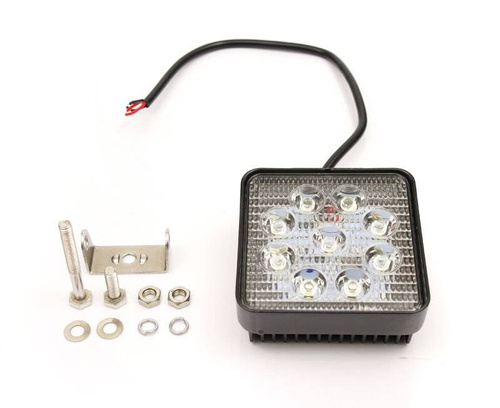 Werklamp 27W 9-32V vierkant WL5027 Flood