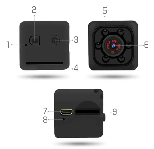 SQ11 | Mini spy camera with motion detection | 1080p