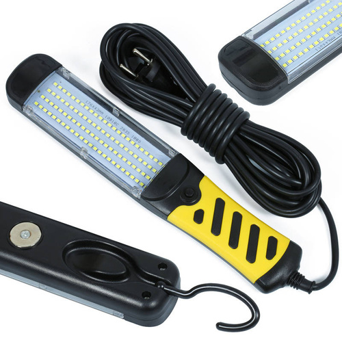 W27 | Candeeiro de oficina 50W com gancho e cabo 10M | 100 LEDs | 230 V