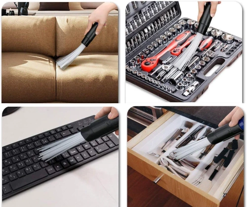 CDR-L16-BLACK | Univerzális porszívókefe | Porszívó fúvóka | Részes fúvóka porszívóhoz