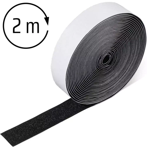 WCK-02-2M | Einseitiges Klettband - Schlaufe | selbstklebend, 2 Meter