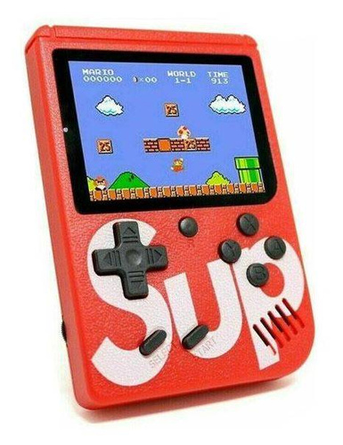 Retro-Spielkonsole | tragbar, mit Controller, 400 Spiele, 3.0 Zoll Display | RS400-Double