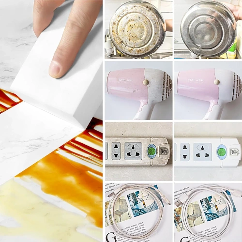 MF-S10x6CM-W | Sæt med 5 magiske svampe | Rengøringssvampe