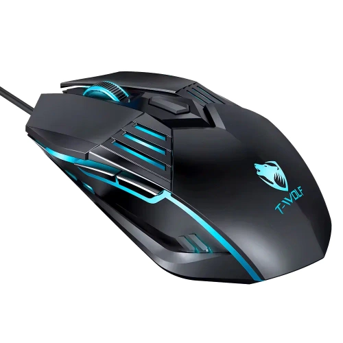 G560-Nero | Mouse cablato per giocatori | Mouse da gioco con retroilluminazione RGB