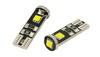 LED-Leuchtmittel | W5W T10, 3 SMD CREE