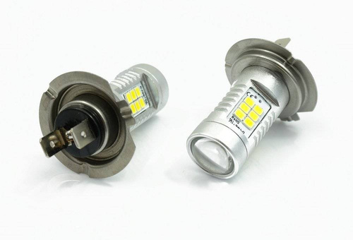 Autó LED izzó H7 21 SMD 2835