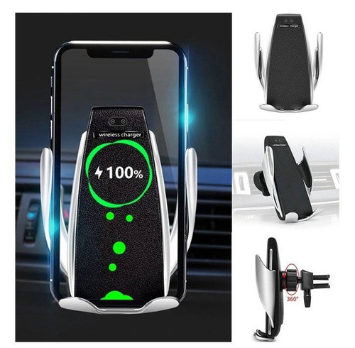 PSI-Q004 | Handyhalterung Auto mit Ladefunktion und Super stabil Saugnapf | KFZ Handyhalter fürs Auto Armaturenbrett oder Windschutzscheibe | Qi 10W Wireless Charger Universal Auto Zubehör Handy Halterung