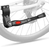 Cykelstativ i aluminium | Justerbart sidestativ | Bageste cykelstativ til at passe 24-28 hjul | YYBC-125