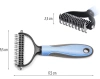 PDS-179-BLUE | Brush for brushing fur and undercoat | Pet trimmer | Fur care comb