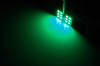 RGB LED panel sæt | 2 LED-paneler 12 SMD 5050 RGB | Farve fjernbetjening | C5W og W5W adaptere