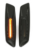PLCBD002B | Indicatori di direzione laterali a LED | paralume fumé, corpo nero | non dinamico | BMW E90 E91 E92 E93, E60 E61, F10, E81 E82 E87 E88