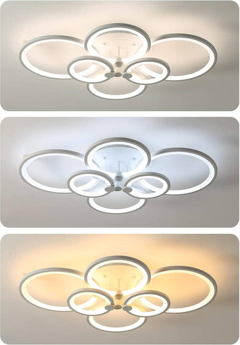 RLG-C72W-W | Több darabból álló Modern függőlámpa | LED | Fekete