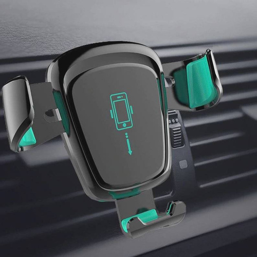 C068-Juoda | 2in1 gravitacinis automobilio laikiklis - grotelėms ir priekiniam stiklui