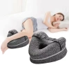 JLP-013-GRAY | Orthopedic pillow | Wedge between knees for sleeping on your side | A pillow supporting the natural position of the body